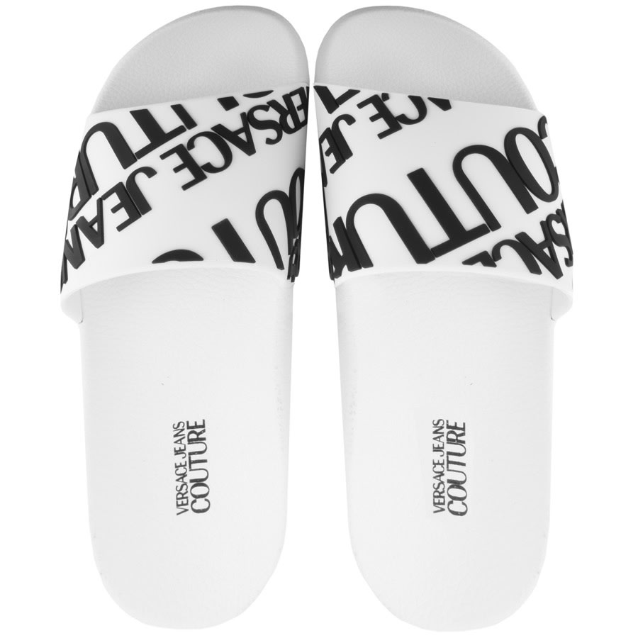 Alternative Image for ProductVersace Jeans Couture Logo Sliders White3